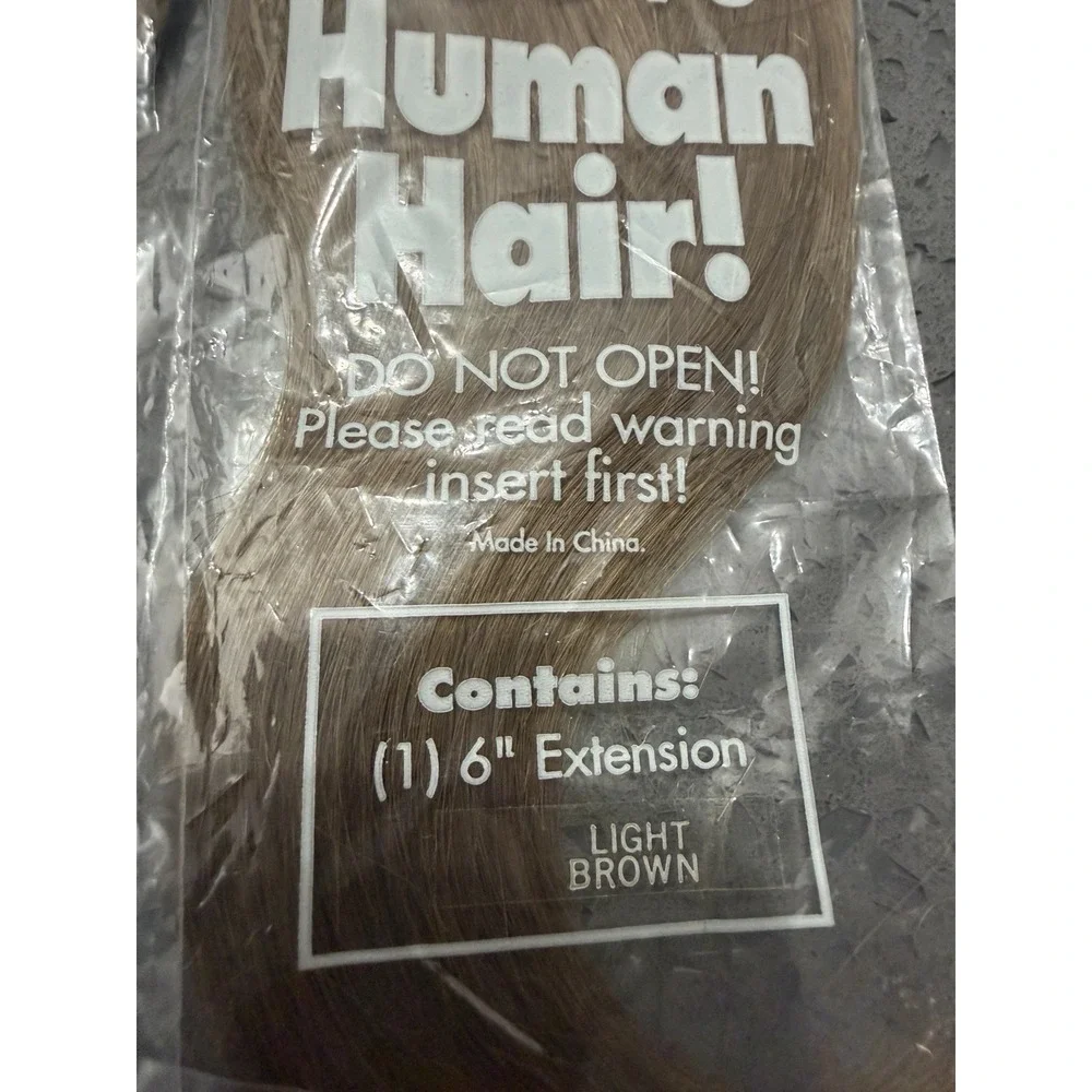 New 100% Human Hair Extensions Lot 12